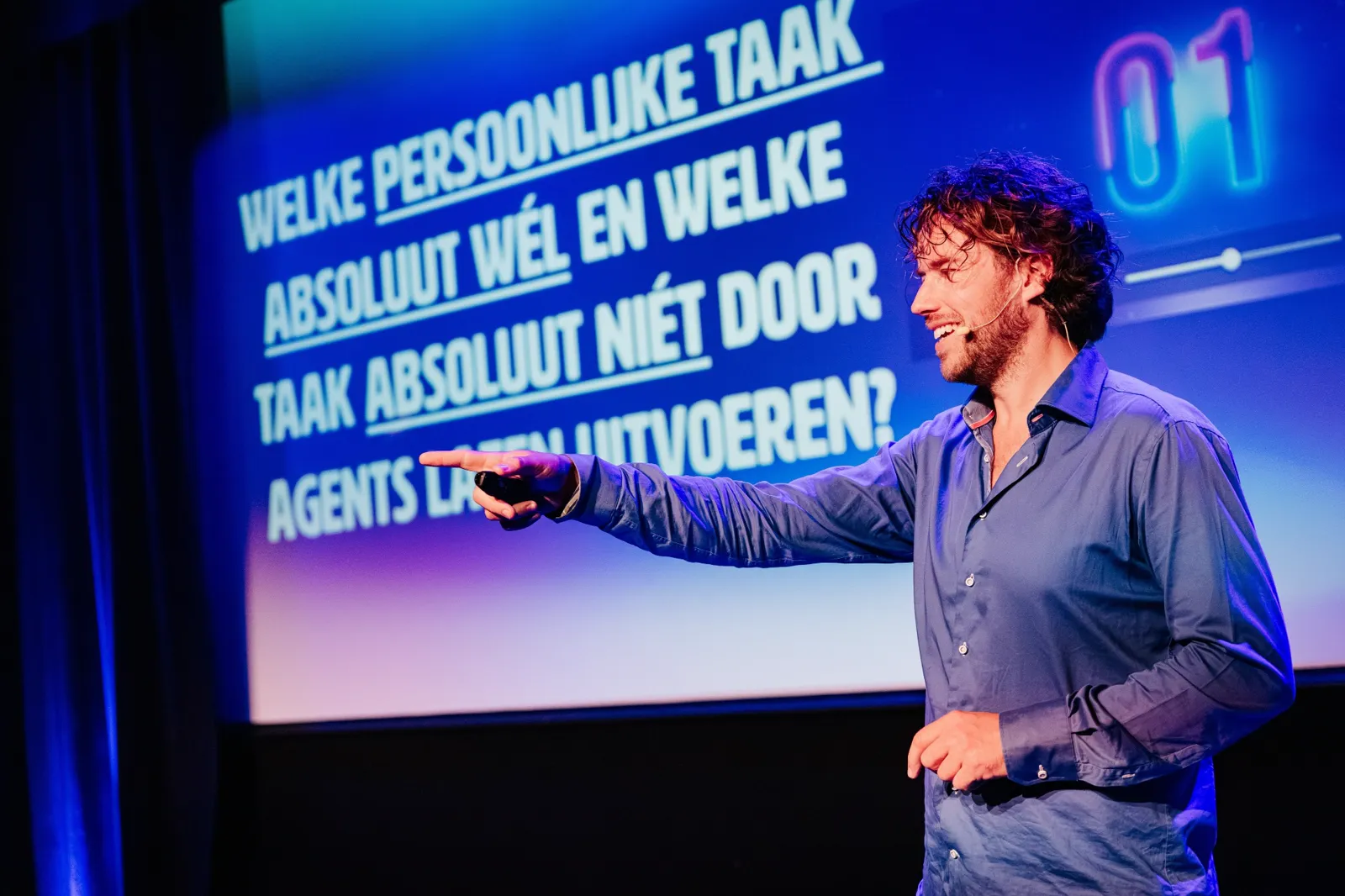 Aan het werk
